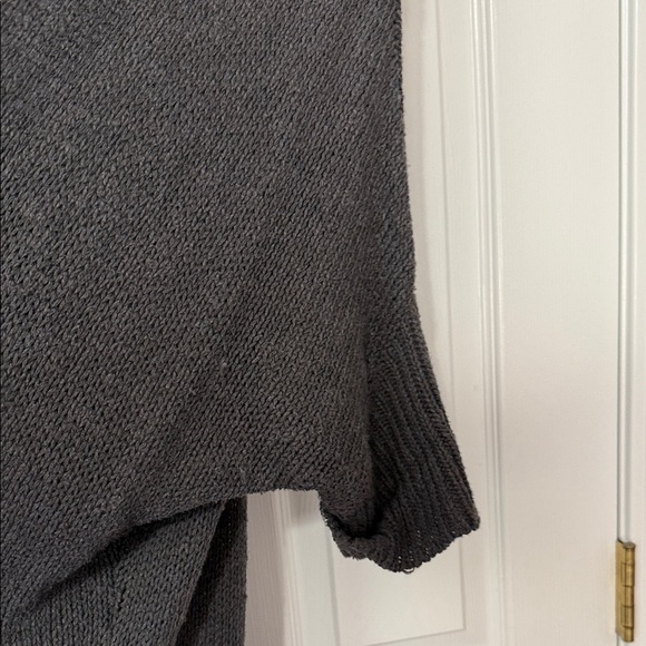 Umgee Charcoal Open-Front Cardigan - Picture 4 of 6